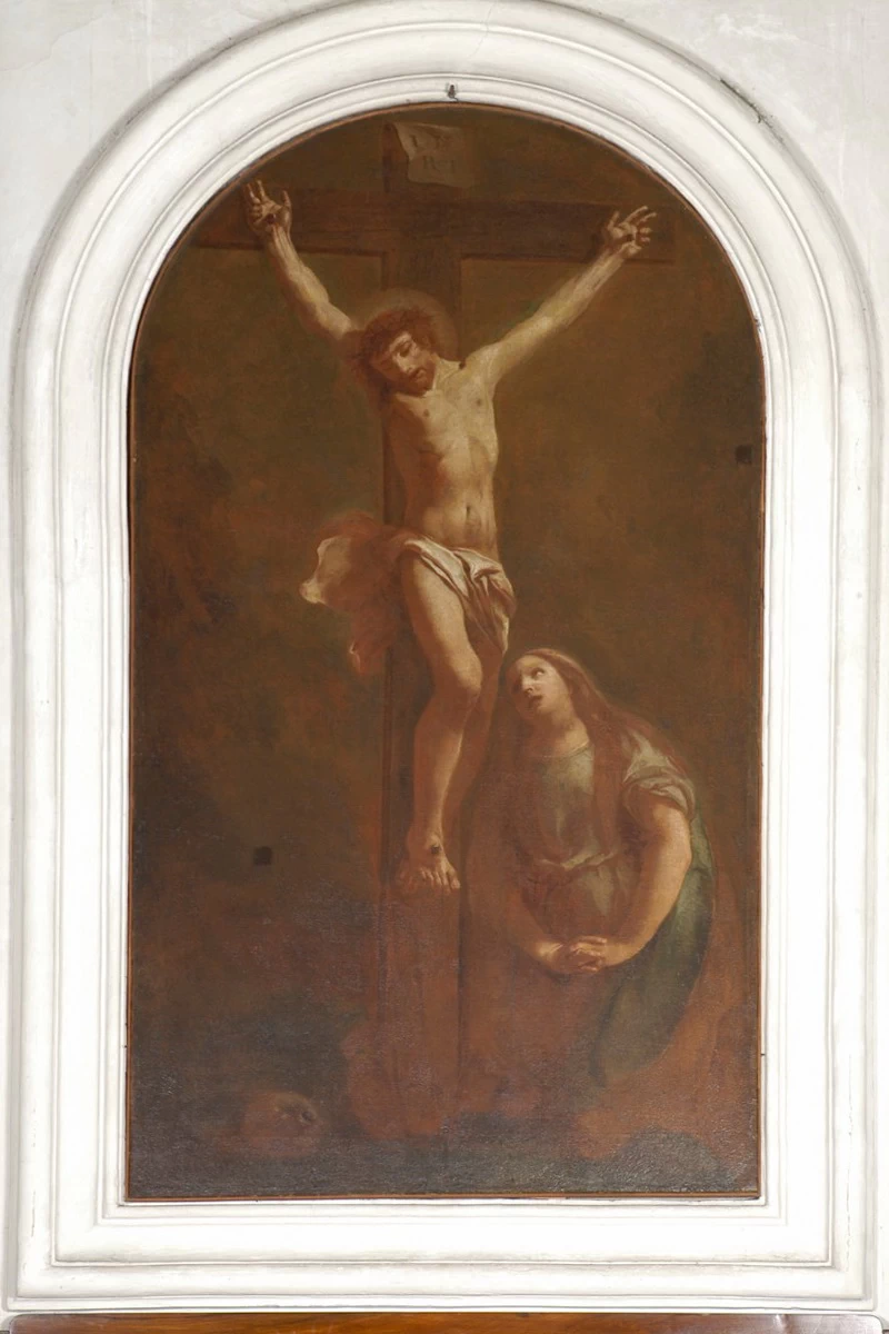 Crocifissione di Gesù Cristo con Santa Maria Maddalena - Chiesa della S. Croce, Padova, attribuito